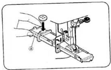 Technical diagram showing a mechanical assembly with labeled components and measurement indicators