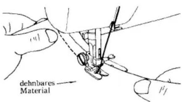 dehnbares Material