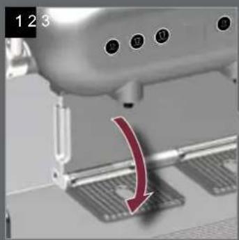 Close-up of a sewing machine needle stitching a metal component, with a red arrow indicating the process (no text or symbols visible)
