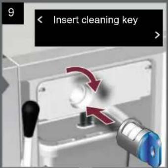 9 < Insert cleaning key >