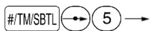 SHARP XE-A403 - Clerk names - 1