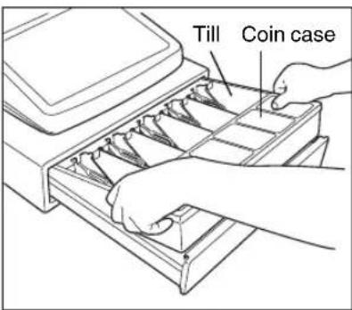 Till coin case.