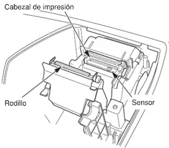 Cabezal de impresión Rodillo Sensor