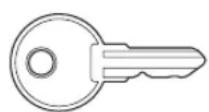 SHARP XE-A206 - Drawer Lock Key - 1