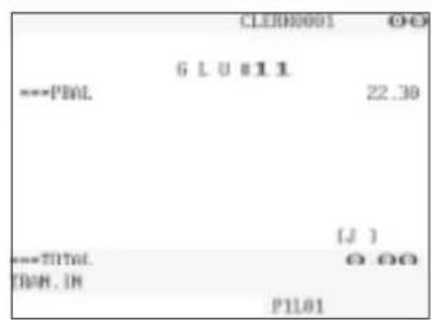 CLERN0001 G L U #1 1 ***PML 22.39 [J ] ***TOTAL 0.00 FROM: IN P1161