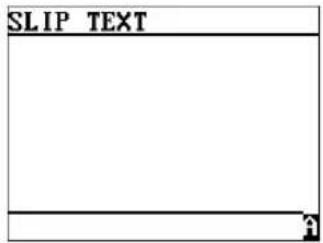 SLIP TEXT a