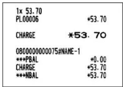 1x 53.70 PL00006 *53.70 CHARGE *53.70 0800000000075#NAME-1 ***PBAL *0.00 CHARGE *53.70 ***NBAL *53.70