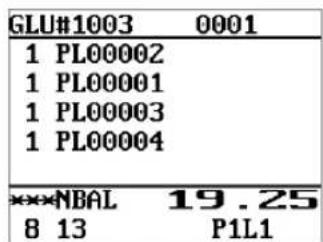 GLU#1003 0001 1 PL00002 1 PL00001 1 PL00003 1 PL00004 ***NBAL 19.25 8 13 P1L1