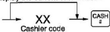 graph TD A["XX Cashier code"] --> B["CASH#"]