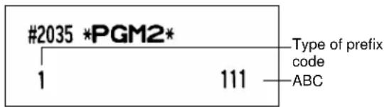#2035 *PGM2* 1 111 Type of prefix code ABC