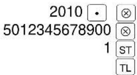 2010 • 5012345678900 1 ST TL