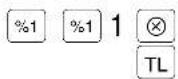 SHARP ER-A440 - Sign (+/-) ( % ) PGM 2 - 2