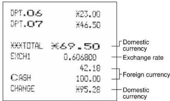 | Category | Value | |---|---| | DPT.06 | 23.00 | | DPT.07 | 46.50 | | XXXTOTAL | 69.50 | | EXCH1 | 0.606800 | | CASH | 100.00 | | CHANGE | 95.28 | Legend: Domestic currency, Exchange rate, Foreign currency, Domestic currency