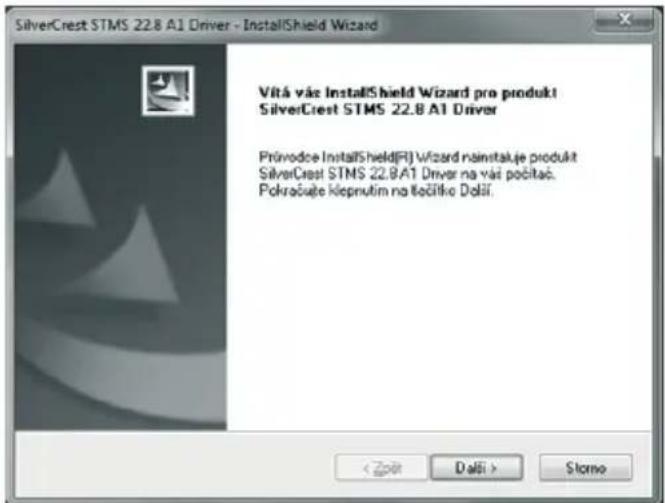 SilverCrest STMS 22.8 A1 Driver - InstallShield Wizard Vitá vás InstallShield Wizard pro produkt SilverCrest STMS 22.8 A1 Driver Prívodce InstallShield(R) Wizard nainstakuje produkt SilverCrest STMS 22.8 A1 Driver na vás počítac. Pokračuje kleprutim na tícůlko Doláí.