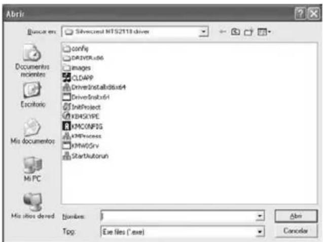 Abrir Quas en: Silver cereal MTS2110 drivers config DRIVER.x66 images CLDAPP DriverInstallx86.x64 DriverInstx64 InkProject KB4SKYPE KMC0NFIG KMPProcess KMWOSrv StartAutorun Documentos recientes Escalario Mis documentos Mi PC Mis atios denied Numbers: Tpp: Exe files (*.exe) Abri Cancelor