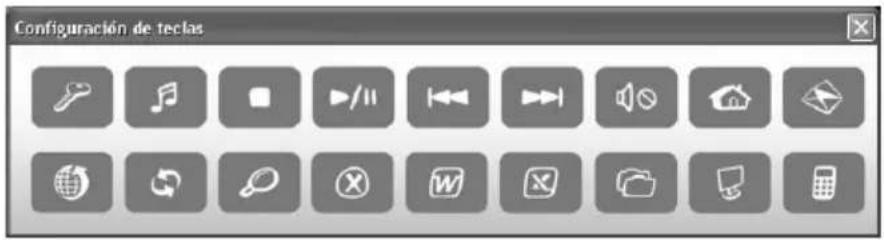 Configuración de teclas