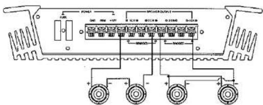 POWER MOTOR OUTPUT + - + - + - + - + - + - + - + - + - + - + - + - + - + -