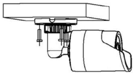 Technical line drawing of a mechanical assembly with no visible text or symbols
