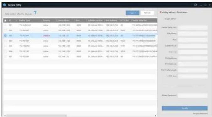 General Utility Data number of utility functions Export Refresh 1 Modify Network Parameters File Name (CNC) Device Serial No. 01.04.202422 Device Serial No. 05.04.202445 Device Serial No. 06.04.202449 Device Serial No. 07.04.202453 Device Serial No. 08.04.202456 Device Serial No. 09.04.202457 Device…