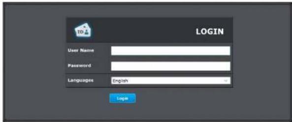 LOGIN User Name: Password: Languages: English Login
