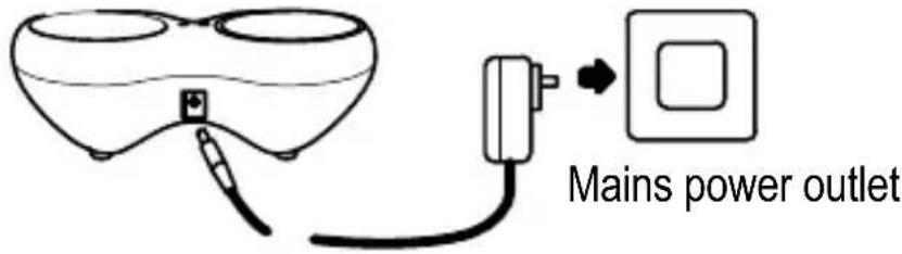 Mains power outlet