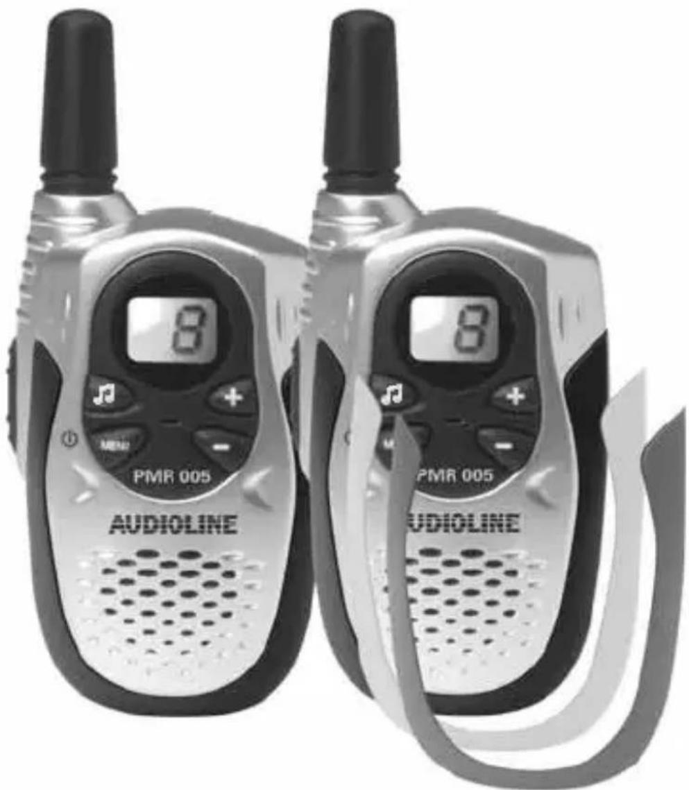AUDIOLINE PMR 005 - Sprechfunkgeräte-Set Walkie-Talkie-Set - 1
