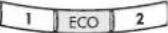 AEG DDLE OKO TD 27 - Selecting / deselecting ECO - 1