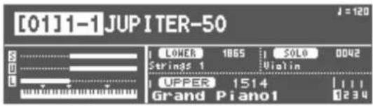 [01]1-1 JUPITER-50 S ...... B ...... L ...... LOWER 1865 SOLO 0042 Strings 1 Violin UPPER 1514 L I I Grand Piano1 1234