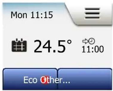 Mon 11:15 24.5° 11:00 Eco Other...