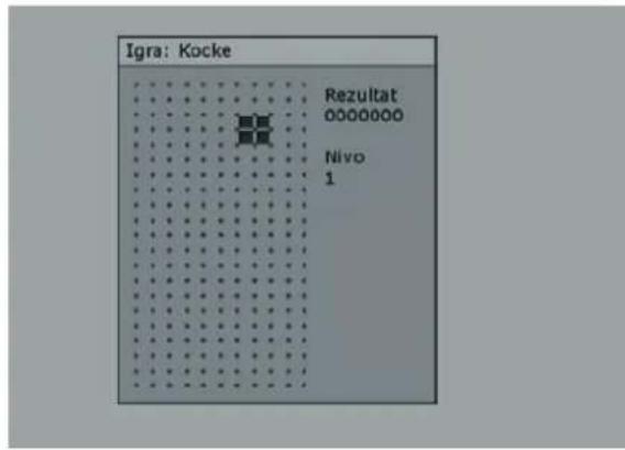 Igra: Kocke Rezultat 0000000 Nivo 1