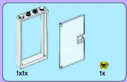 Technical illustration of two rectangular components with labeled dimensions (1x1x and 1x), no text or symbols present.