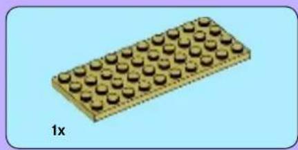 3D illustration of a LEGO brick with multiple circular indentations on a yellow base (no text or symbols)