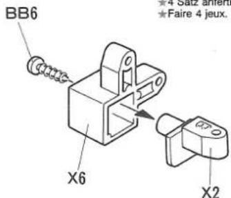 BB6 X6 X2 ★ Faire 4 jeux. ★ Faire 4 jeux