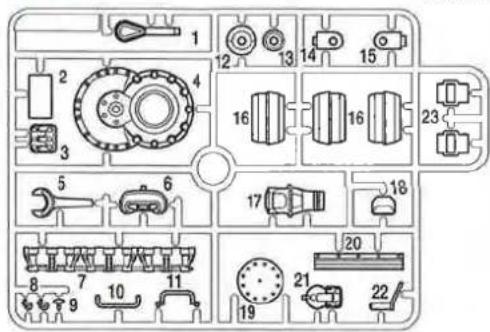 TAMIYA German PzKw IV - Panzerkampfwagen IV Ausf. J PARTS LIST - 4