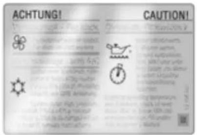 ACHTUNG! CAUTION!