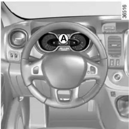 Interior view of a car dashboard with steering wheel and air conditioners (no visible text or symbols)