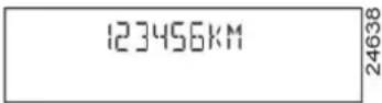 RENAULT Modus (2008) - TRIP COMPUTER AND WARNING SYSTEM: journey parameters (1/4) - 1