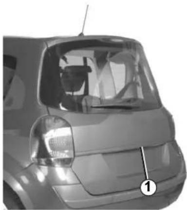 Front view of a car showing the windshield, rearview, and side profile, with no visible text or symbols.