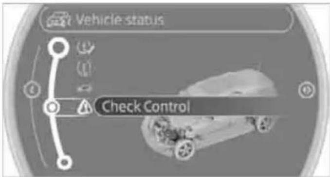 Vehicle status Check Control