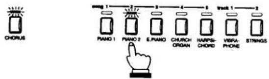 CHORUS Piano 1 Piano 2 E.Piano CHURCH ORGAN HARPS-CHORD TRUST 1 VIBRA-PHONE STRINGS
