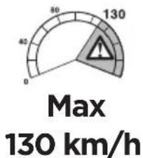 Max 130 km/h