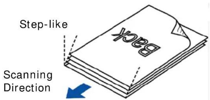 Step-like Scanning Direction