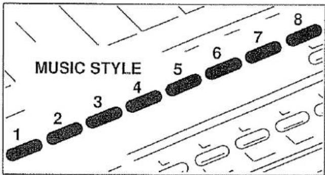 MUSIC STYLE 1 2 3 4 5 6 7 8
