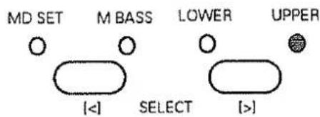 RÉGLAGE MD BASS GRAVE AIGU [<<] SÉLECTION [>]