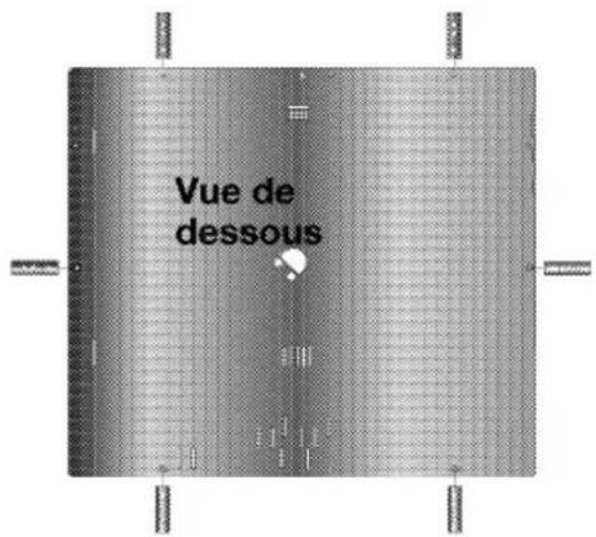 Vue de dessous