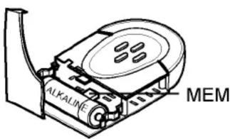 MAC RC 1 mini - Effacer un émetteur de la mémoire au moyen de l'émetteur - 1