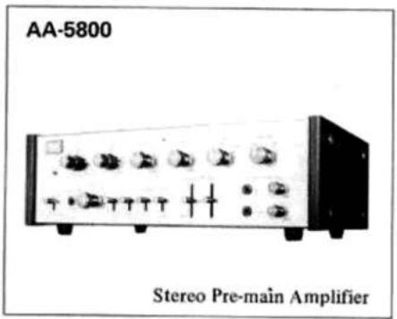 AA-5800 Stereo Pre-main Amplifier