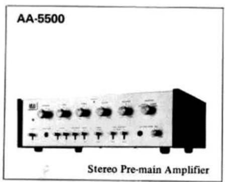 AA-5500 Stereo Pre-main Amplifier