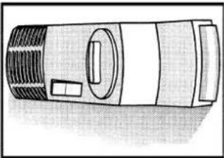 Technical line drawing of a mechanical device with no visible text or symbols