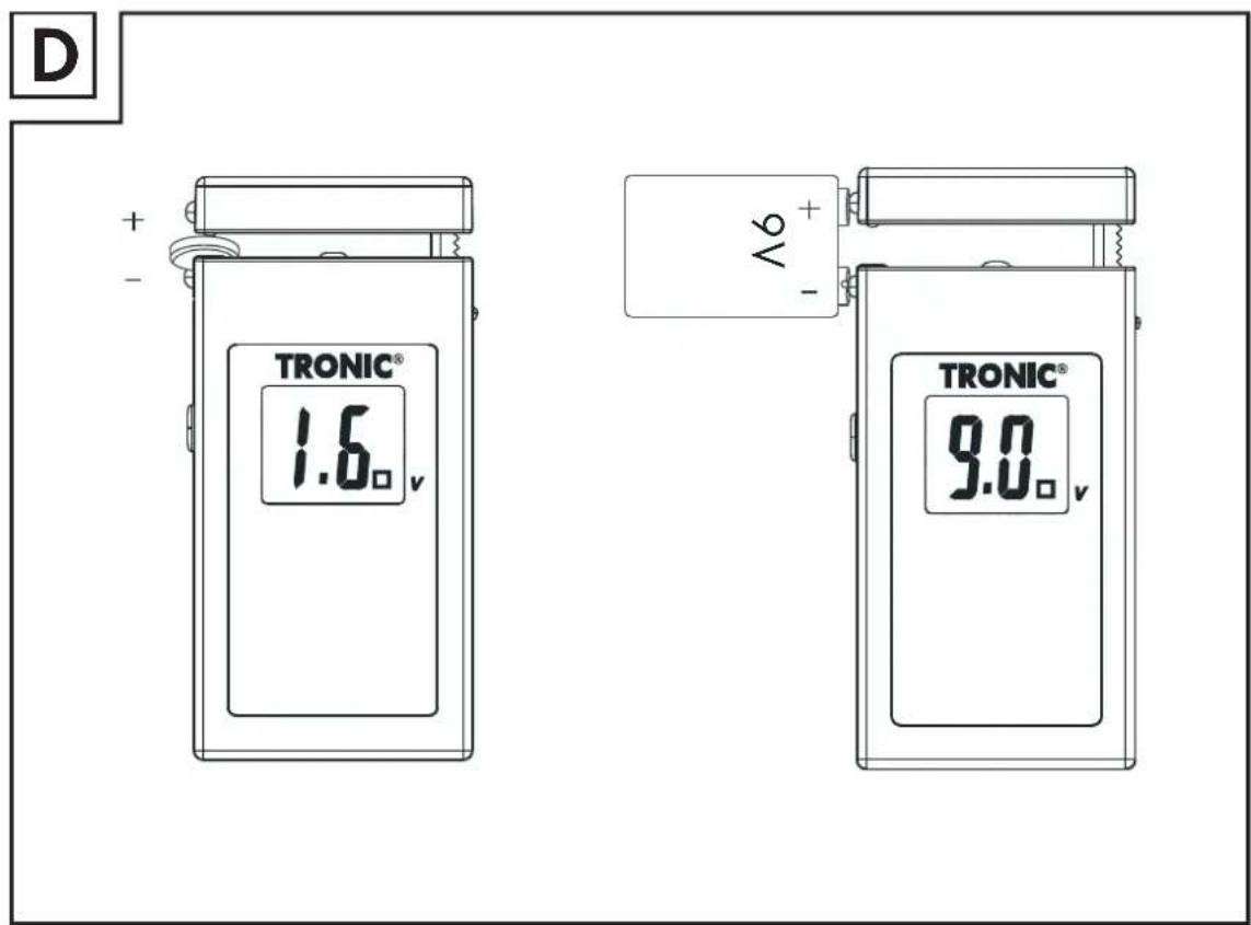 D + - TRONIC® 1.6 v 9.0 v Δ6 + -